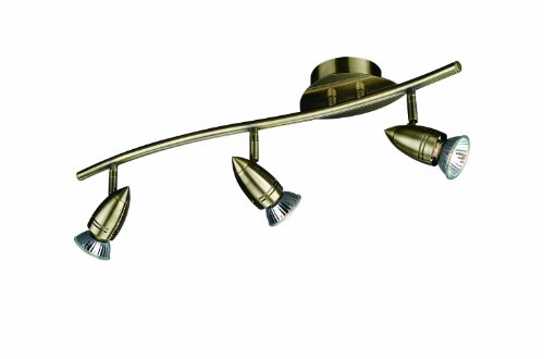 Preisvergleich Produktbild Massive 549460610 Deckenleuchte, 3 x 50 W, GU10, 230 V bronze