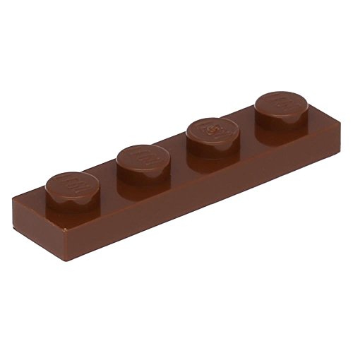 Preisvergleich Produktbild LEGO Platte 1 x 4 Braun