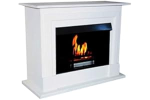 KAMINBAU MIERZWA Bio-Ethanol Cheminée / Modèle Venus-Deluxe / Couleur: Blanc