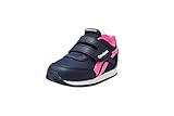  Reebok Royal Cljog 2 KC, Zapatillas de Estar por casa Bebé Unisex, Azul (Sport/Collegiate Navy/Acid Pink 000), 21.5 EU