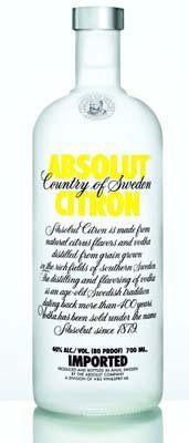Absolut Citron Vodka - 700ml
