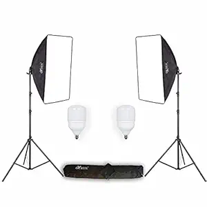 HIFFIN SL50 W Professional Soft Led Photo & Video Light Softbox Lighting Kit for YouTube Videos Shooting, Studio Videography, Portrait Shooting, Product Photography, Studio Lights for Photography Mark 2