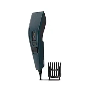 Philips Hair Clipper (Corded) With 13 Length Settings, 41 mm Wide Cutter, Stainless Steel Blades And Trim-n-Flow Technology (Blue)