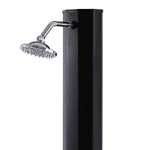 ZELSIUS Solardusche „Parkes“ Gartendusche mit Wasserhahn Pool Dusche 35 Liter Schwarz - 2