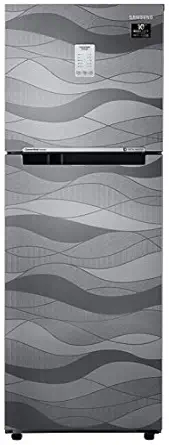 Samsung 253 L 3 Star Inverter Frost-Free Double Door Refrigerator (RT28T3753NV/HL, Inox Wave, Convertible)