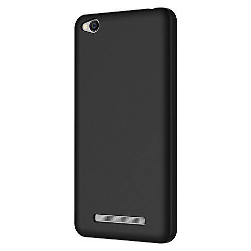 Funda Xiaomi Redmi 4A  AICEK Negro Silicona Fundas para Redmi 4A Carcasa Xiaomi Redmi 4A Negro Silicona Funda Case