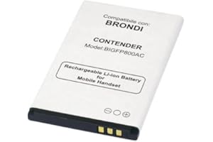 MOVE BORN TO BE TECH Move Batteria SPECIFICA per BRONDI Contender Liion 3.7V 950 mAh Sostiuisce Perfettamente: [Model:BIGFP800AC] ATTENZIONE: Controllare Che Il CODICE Prodotto COINCIDA con Quello della BA