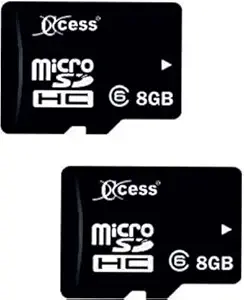 Xccess Micro SD Card 8GB Memory Card Class 10,Fast Speed for Smartphones, Tablets and Other Micro Slots with Data Transfer(Pack of 2)