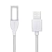 Produktbild Lumsing Fitbit Flex Ladegerät Ersatz Ladekabel, USB Nylon Ladekabel für das Fitbit Lade HR Wireless Activity Armband 20cm (Weiß)