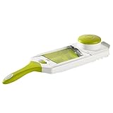 Lieferumfang: 1 Emsa Profi-Hobel Smart Kitchen, Maße: 38 x 12,5 x 7 cm (L x B x H), Farbe: Weiß/Grün, Material: Kunststoff