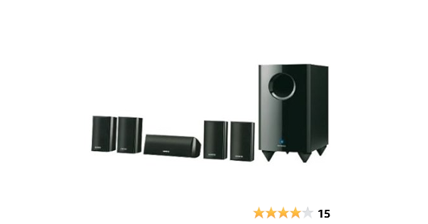 120 watt home theater system with subwoofer
