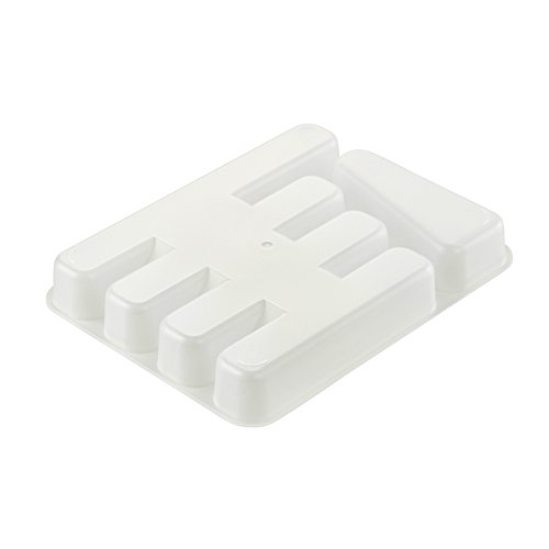 OKT 10162001000 Besteckkasten geschlossen mit 5 Fächer, transparent - 3