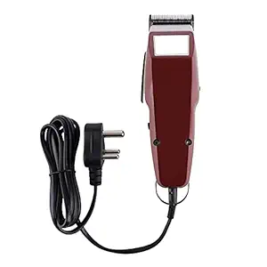 Dealsure 666 Professionals Design Perfect Shaver And Haircut, Beard And Moustaches Hair Machine And Trimming With Code Use. (Maroon & White Colour)