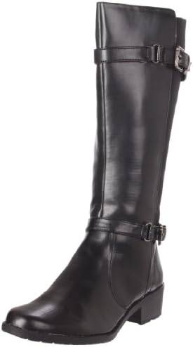 Anne Klein AK Lissa Womens Black Fashion Knee-High Boots Size UK 2.5