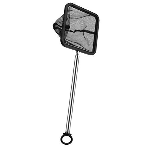 VORCOOL Kescher Aquarium Einziehbare Net(Schwarz) - 2