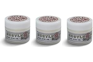 Hustle Butter Deluxe Hustle Butter Tattoo Aftercare 30 ml, 3er-Pack Tattoo-Balsam in Reisegröße, heilt, schützt neue Tattoos und verjüngt ältere Tattoos – 100 vegane Tattoo-Cremes ohne Erdöl