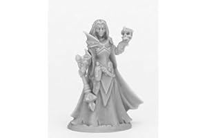 TUYEHO Pechetruite 1 x Dark ELF Priest - Reaper Bones Miniature zum Rollenspiel Kriegsspiel - 44071