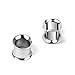 WINOMO Pair of 10mm Stainless Steel Tunnel Ear Plug Expander Stretcher