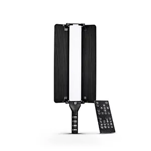 DIGITEK Portable Handheld RGB LED Light Wand with Barn Door (Battery not Included) (DSL-25W RGB)