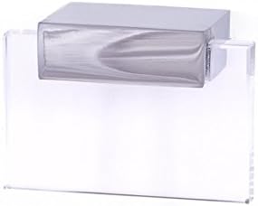 Expressions Shard Modern Glass Style Pull Handle Grey or Clear Clear Glass 32mm