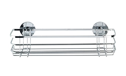 Wenko 21778100 Turbo-Loc Maxiablage – Befestigen ohne bohren, Edelstahl rostfrei, 38 x 10,5 x 11 cm, glänzend - 4