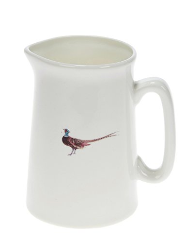 Sophie Allport - Pheasant Jug, Fine Bone China, Gift Box, Dishwasher Safe, Sauce, Milk or Cream Jug (Medium, 500ml)