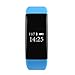 Produktbild sumeber Fitness Tracker Smartwatch Armband Herzfrequenz Monitor IP68 Wasserdicht Blut Drücken Monitor Schrittzähler Bluetooth 4.0 Für Outdoor Running/Walking/empfehlen für iOS Android Smart Phone, blau