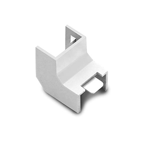 ARLI Kabelkanal 15x10mm 10x Eckstück innen 10 PVC Installationskanal Zubehör Ecken Montage 10 Stück