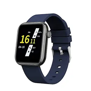 Texton (FESTIVE SPECIAL WITH 12 YEARS WARRANTY) T-500 Waterproof Watch Touchscreen Smart Watch Bluetooth Screen Smart Watch Led with Daily Activity Tracker, Heart Rate Sensor, Sleep Monitor for All Boys & Girls-NAVYBLUE