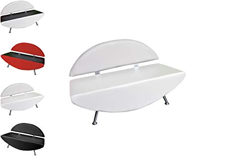 Floreo POLIRONESHOP Hamburg - Sofá de Espera para centros estéticos Studio Tattoo, Bianco