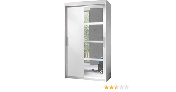 Armoire 2 Portes Coulissantes Avec Miroir Nero Largeur 120cm Hauteur 216cm Profondeur 60cm Blanc Amazon Fr Cuisine Maison Armoire 2 Portes Coulissantes Avec Miroir Nero Largeur 120cm Hauteur 216cm Profondeur 60cm Blanc Amazon Fr Cuisine Maison