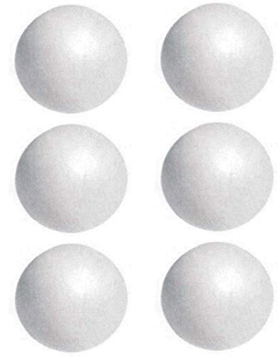 ARDITO MICHELE audaz Miguel 6 Bolas Esfera Bolas Pelota Poliestireno 16 cm de diámetro