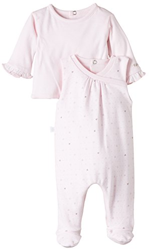 Absorba Boutique Baby Girls Premiers Jours Full Clothing Set, Pink (rose 30), 0-3 Months (Manufacturer size: 1M)