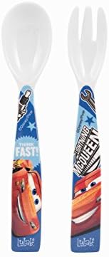 LULABI Set 6 Pack Spoons and fork Melamine Disney Cars3