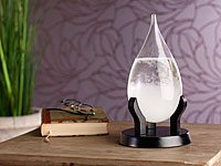 Carlo Milano Modernes FitzRoy-Sturmglas in Tropfenform, 22cm - 5