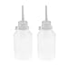 Produktbild SODIAL(R) 2 Pcs 100 mL Weiss Plastik Machine Wasser Squeeze Flaschen (white)