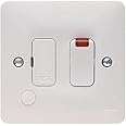 Hager 13A Switched Fused Connection Unit (FCU) with LED Indicator and Flex Outlet - Sollysta Range