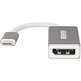 USB-C (Thunderbolt 3) to DisplayPort 4K@60Hz Adapter, Benfei USB Type C to DisplayPort/Dp Male to Female Converter for MacBook Pro 2015/2016, ChromeBook Pixel Grey