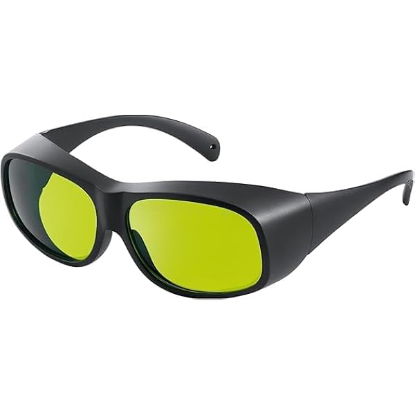 Lunettes De Protection Laser CO2 10600nm DIN CERTCO - 9000-11000nm O.D 6+ V.L.T 90% Pour Resurfaçage Peau Et Traitements Médicaux