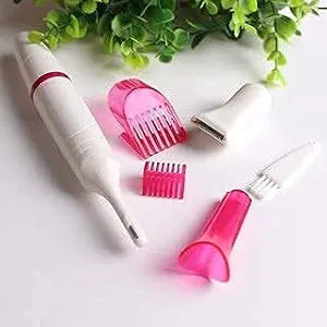 Credoxo 5 in 1 Electric Trimmer Eyebrows Trimmer Touch Beauty Styler Hair Removal Underarms Legs Hair Remover For Ladies Painless Trimmer for Women (Multi color)