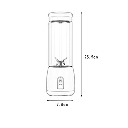 Ozigwpa3 Multifunction Rechargeable Mini Juicer Juice Machine Juice Cup Portable Home (Color : Colour c)