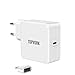 Produktbild TOPVORK USB C Ladegerät, 45W Wandladegerät mit Power Delivery 3.0 für iPhone XS/XS Max/XR/X / 8/7/6, MacBook 2015/2016, iPad Pro, Pixel C, Nexus 5X / 6P, Galaxy Note 5, LG G5, Moto Z, HTC 10 usw.