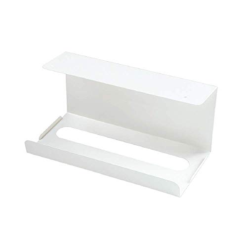 Preisvergleich Produktbild PP Toilettenpapierhalter Toilettenpapierhalter - Schmiedeeisen-Papierhandtuchschranktür hängende Art schlagfreier kreativer Küchenpapierhandtuchhalter Papierhalter **~ (Farbe : Weiß)