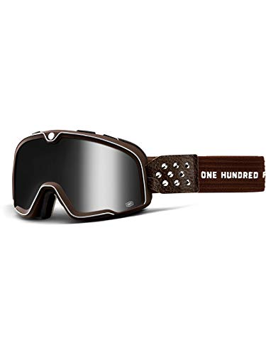 Preisvergleich Produktbild 100% Barstow Klassisch Garage Brilles w / Silber Spiegel Linse