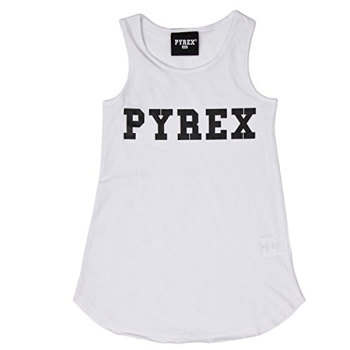 Generico Pyrex Girl t-Shirt Tank Top Jersey 13524 Basic XS/8 Years White