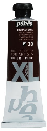 Pebeo XL Studio Fine Oil Ölfarbe, 37 ml, Van Dyck Braun
