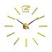 Produktbild WOOLIY Large Wall Clock Moderne DIY Big Watch Decals 3D-Sticker Spiegel Effekt Wall Clock Home Removable Decoration for Living Room,A