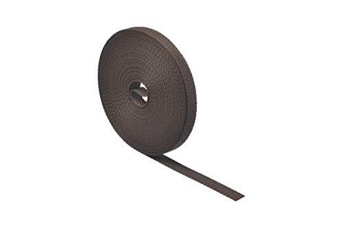 Schellenberg 41104 Cinta de persiana ancho, color marrón, Mini 14 mm/12 m