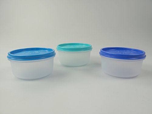 TUPPERWARE Kühlschrank 200ml blau B15 Drei Julchen Dose Box Drilllinge 6730 - 2