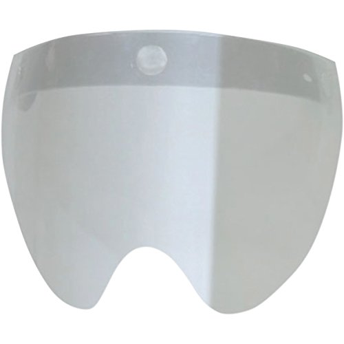 Universal Anti-UV Protective Windproof Helmet Visor Silver Mirrored Flip Up Mirror with 3 Automatic Sliding Buttons for Bandit Yam Biltwell Axo Premier Origine AFX Helmets